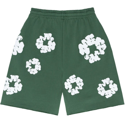 "Flower" Shorts Green