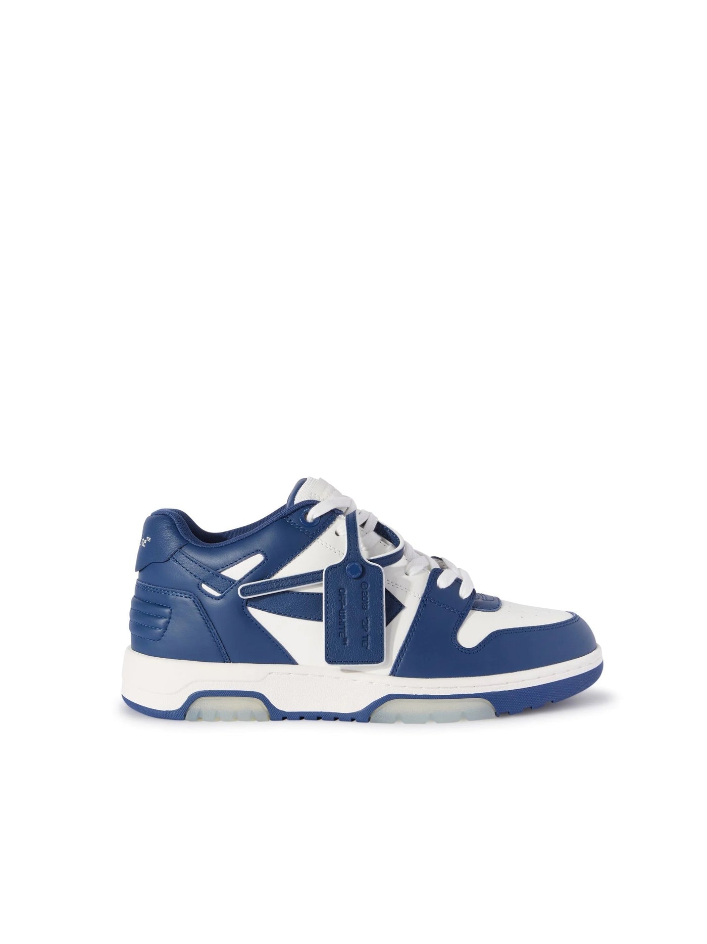 "Off" Sneaker Blue/White